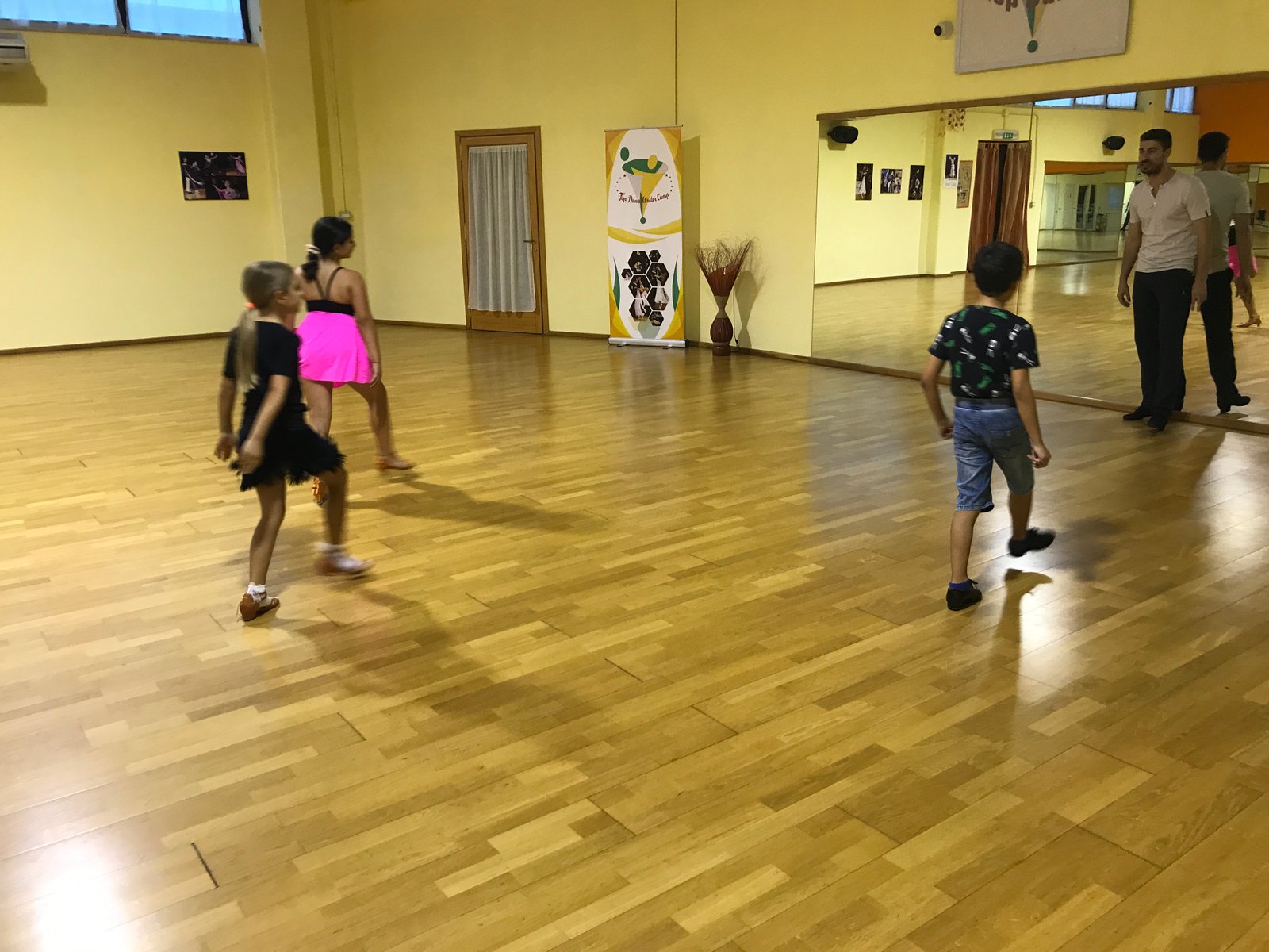 Un momento della scuola